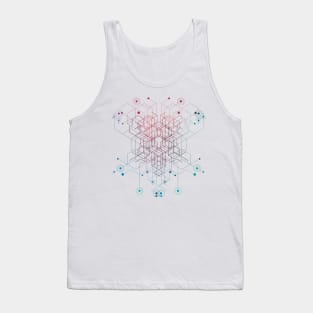 Rainbow Cube Abstract Tank Top